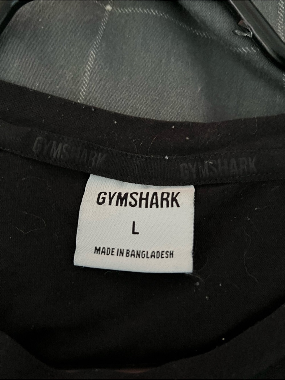 Gymshark Black Performance Training T-Shirt Men’s Large Athletic Tee - Picture 4 of 5